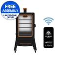 thumbnail interactive-video image 1 of Pit Boss 1300 Connected Pellet Smoker Copperhead - Onyx Edition with Wi-Fi®, 1 of 11