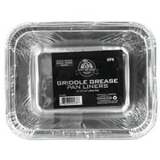 Pit Boss 5.2 In. x 4 In. x 3.5 In. Foil Griddle Grease Pan Liners (6-Pack) 40438