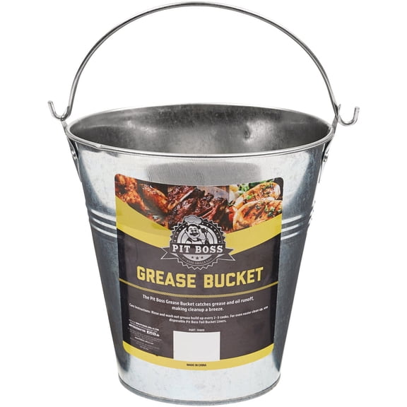 Pit Boss Grease Bucket Plus 6 Pack Foil Liners