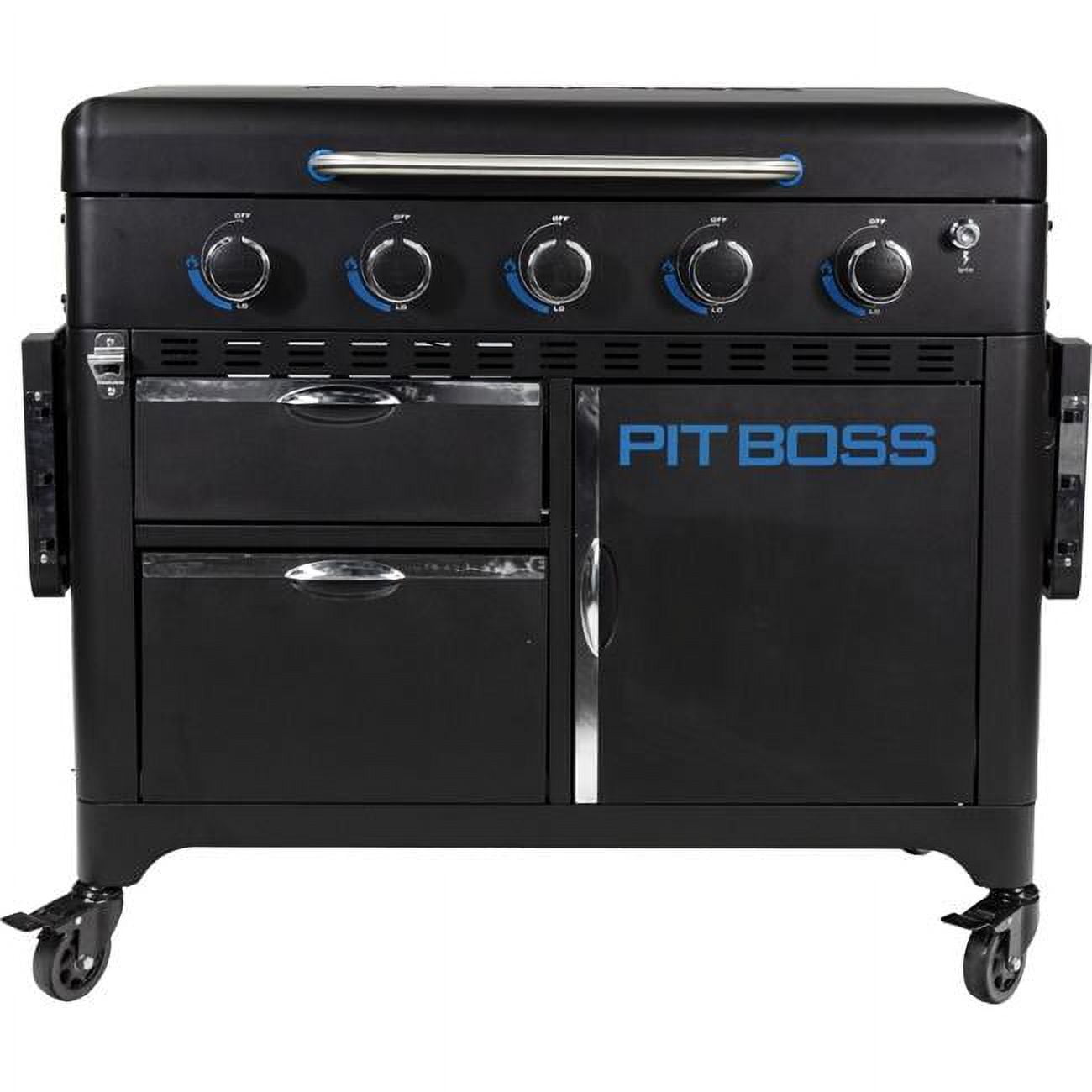Pit Boss Grills Pit Boss Ultimate 5 Burner Griddle with Cabinet Pb5Bgd2 ...