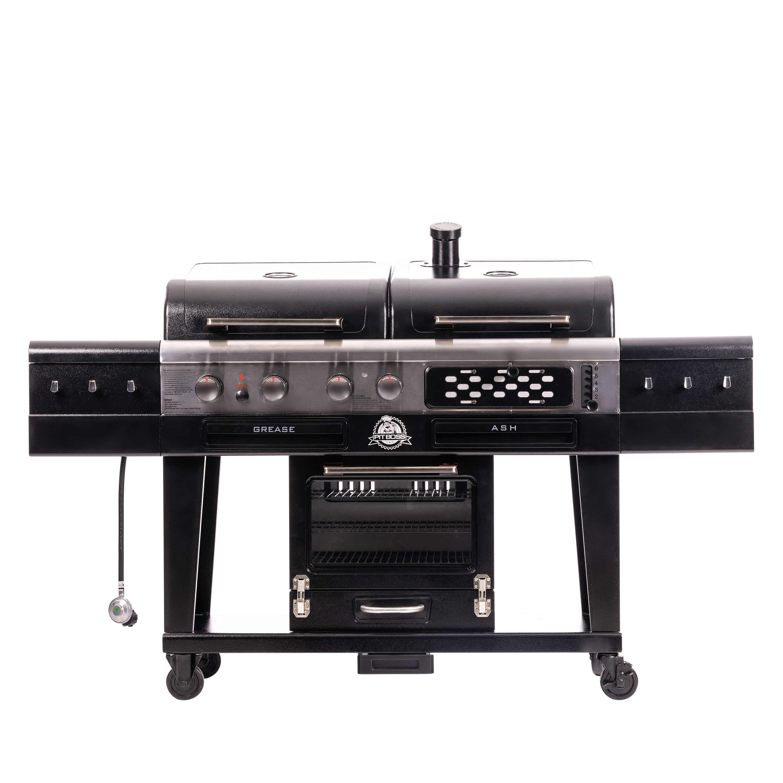 Pit Boss Memphis 2 Ultimate 4-in-1 Gas & Charcoal Combo Grill with Smoker - image 1 of 12