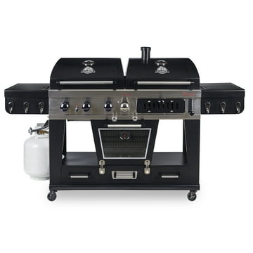 Pit Boss Memphis Ultimate Gas and Charcoal Combo Grill with Electric Smoker