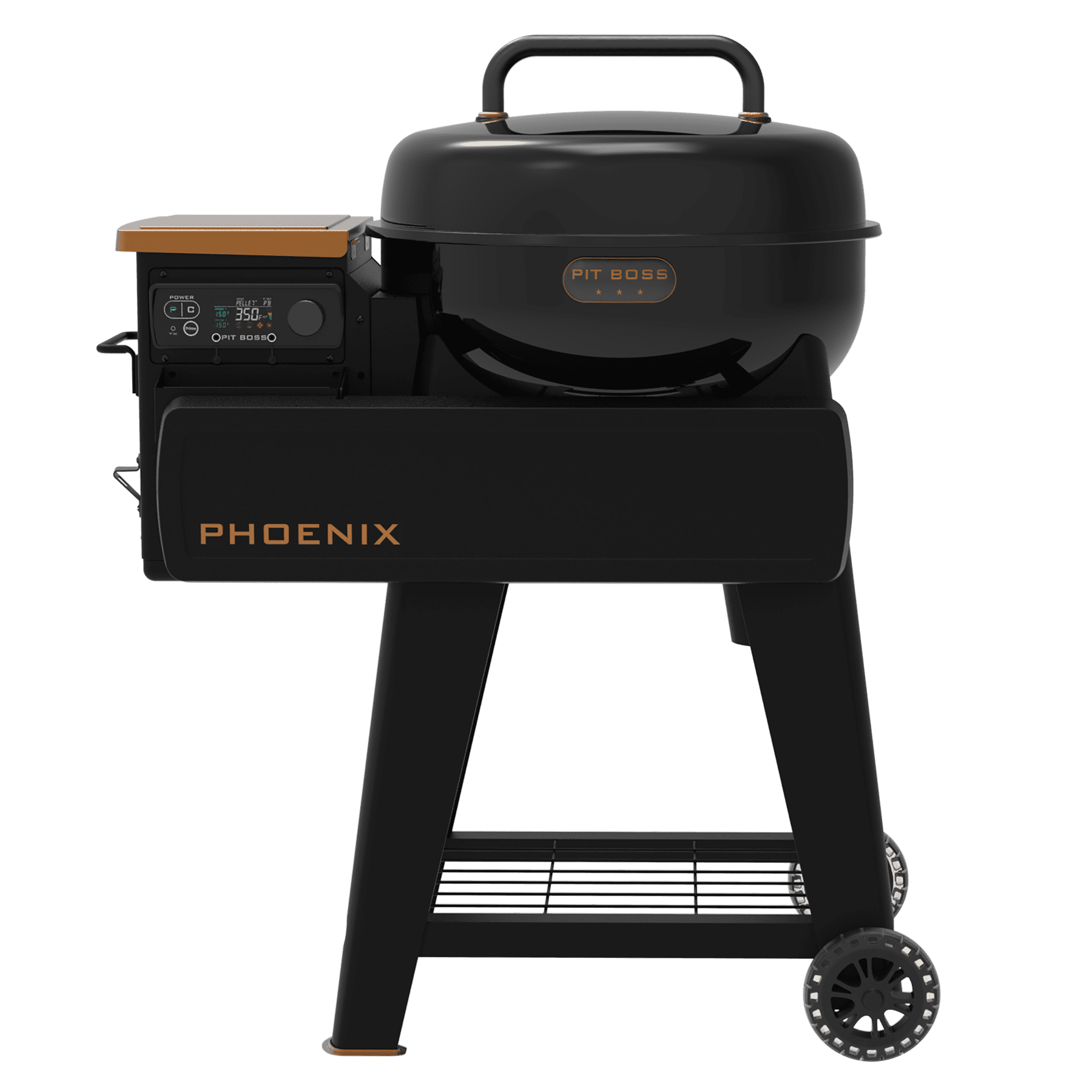Pit Boss Phoenix 376 Sq in Pellet Kettle Grill with Charcoal Pit Boss Phoenix 376 Sq in Pellet Kettle Grill with Charcoal