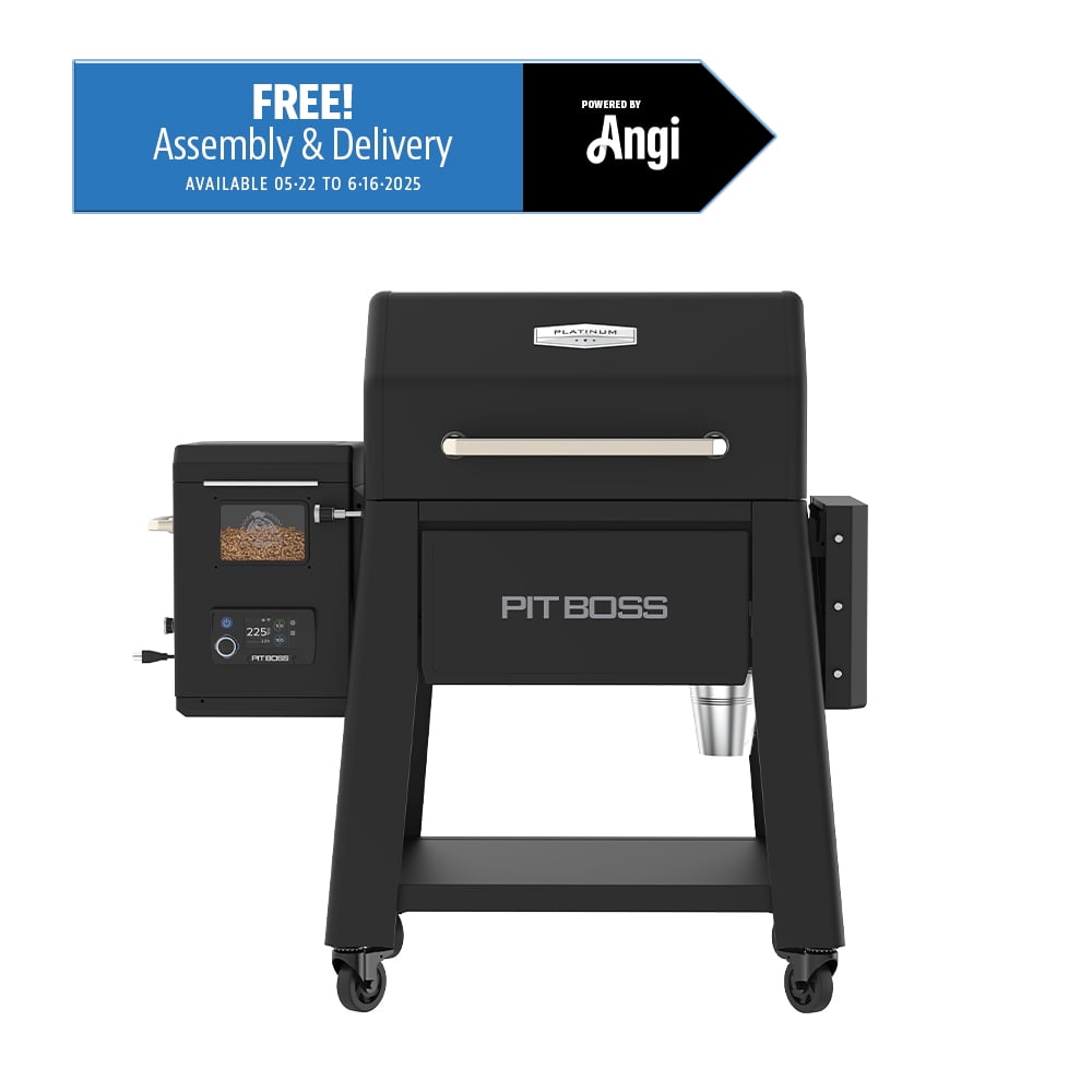 Pit Boss Platinum 1250 Connected Wood Pellet Grill with Wi-Fi and PID Controller