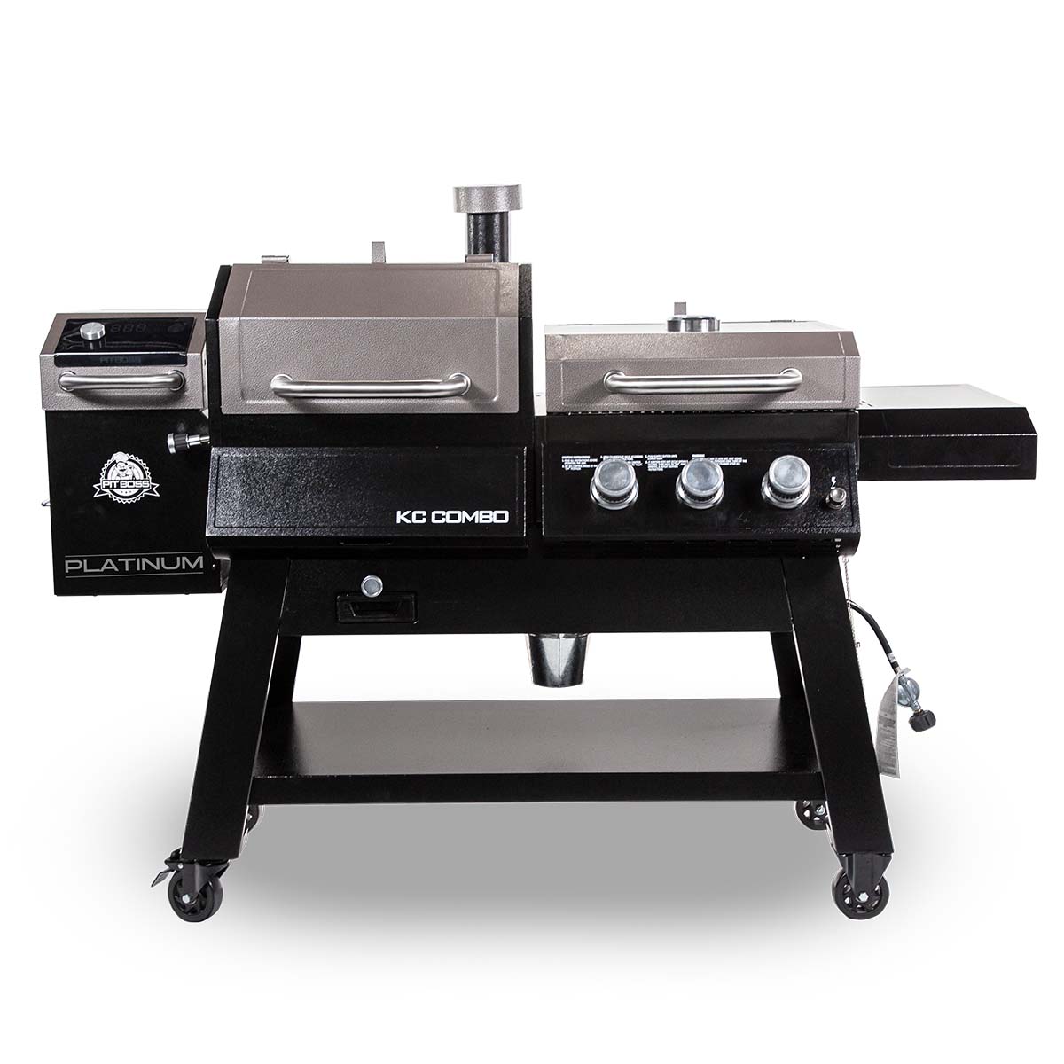 Pit Boss Platinum KC Combo, Wi-Fi® and Bluetooth® Wood Pellet and Gas Grill - image 1 of 16