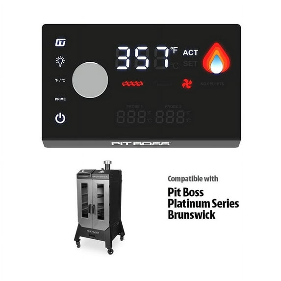 Pit Boss Replacement Control Board - Platinum Series Brunswick - WIFI/BT, 2 Probes