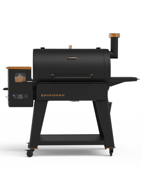 Pit Boss Savannah 1500 Sq in Wood Fired Pellet Grill and Smoker – Onyx Series