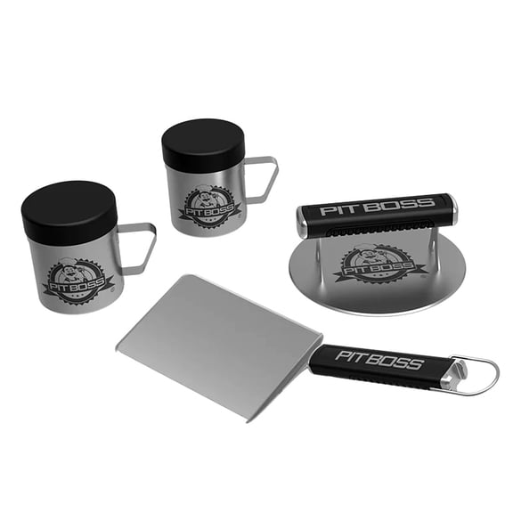 Pit Boss Smash Burger Griddle Accessory Tool Kit, Stainless Steel