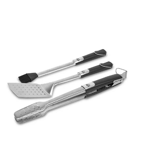 Pit Boss Soft Touch 3-Piece BBQ Set, Stainless Steel
