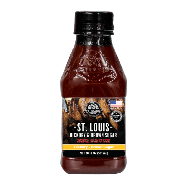Pit Boss St. Louis Hickory & Brown Sugar BBQ Sauce - 20 oz.