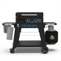Pit Boss Ultimate LP Gas Lift Off Griddle, 2 Burners, 26,000 BTU, Black