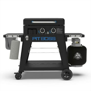 Pit Boss Ultimate LP Gas Lift Off Griddle, 2 Burners, 26,000 BTU, Black