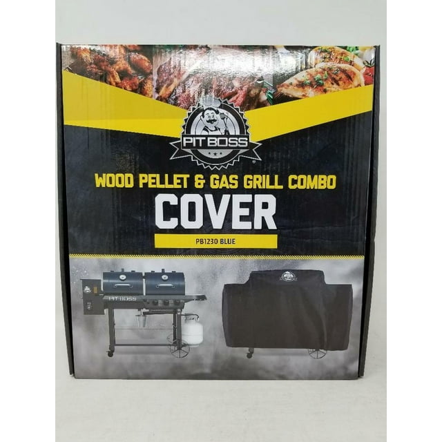 Pit Boss Wood Pellet Smoker Gas Grill Combo Cover PB1230 BLUE
