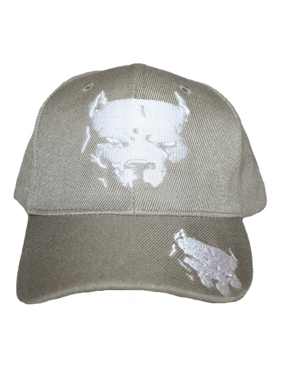 Pit Bull Baseball Cap Adult Adjustable One Size Fits Most (Khaki)