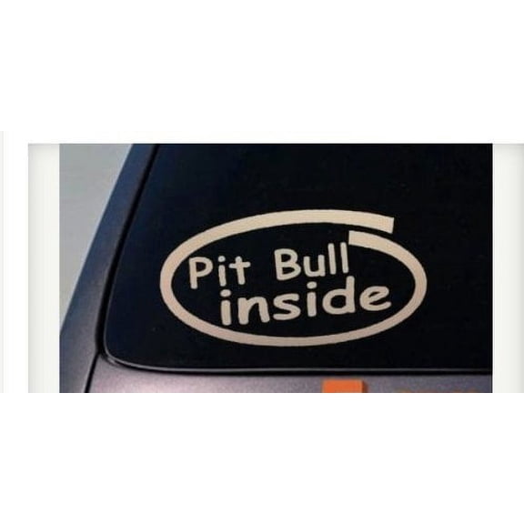 Pit Bull Decal Sticker Car Window 6" *B196*