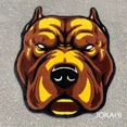 thumbnail image 1 of Pit Bull Dog Hand-Tufted Rug – Unique Handmade Designer Rug, 1 of 3
