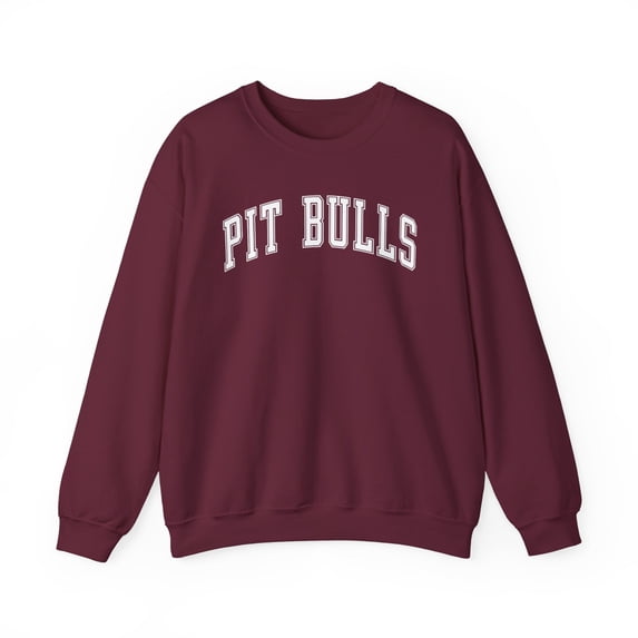 Pit Bull Dog Mom Mama Mother's Day Sweatshirt Gifts Crew Neck Shirt Long