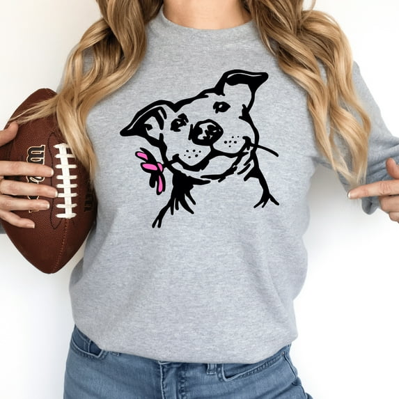 Pit Bull Gerbera Daisy Hoodie Sweatshirt