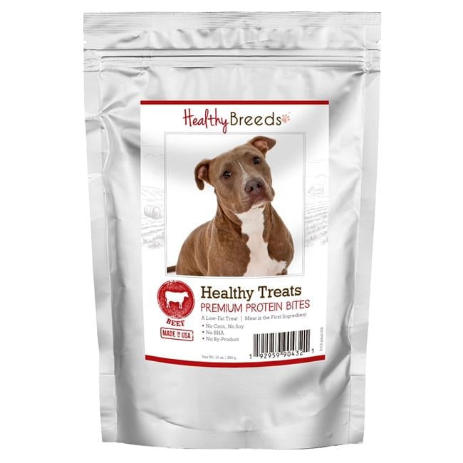 Pit Bull Healthy Treats Premium Protein Bites Beef Dog Treats, 10