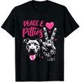thumbnail image 1 of Pit Bull Lives Matter Pittie Puppy Dog Mom Ladies Pitbull Graphic Crew Neck Short Sleeve T-Shirts (Men's, Women's), 1 of 4