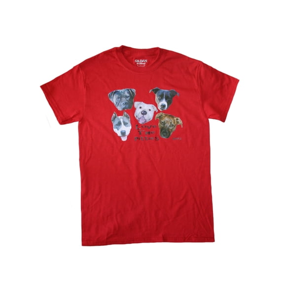 Pit Bull Love The Pitties Adult Unisex Pit Bull T-Shirt Pitbull Gifts, Pitbull Accessories Pit Bull Dad, Mom