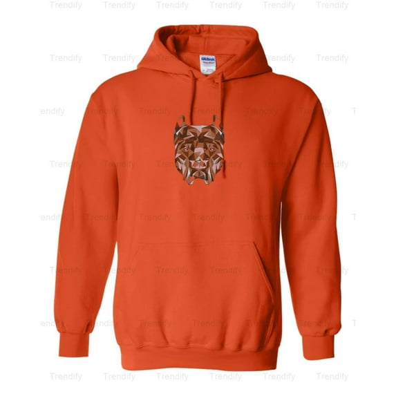 Pit Bull Minimalist Dog Pet Lover Graphic Hoodie - Stocking Stuffer M3082978, Up to Size 5XL