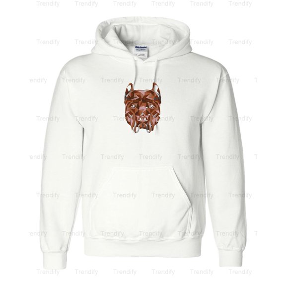 Pit Bull Minimalist Dog Pet Lover Graphic Hoodie - Stocking Stuffer M3082978, Up to Size 5XL