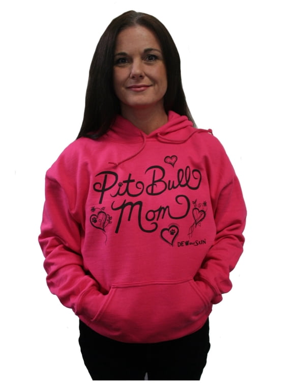 Pit Bull Mom Pittie Bully Pitbull Lover Gift Pullover Hoodie Women's