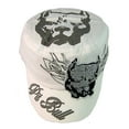 thumbnail image 1 of Pit Bull Rhinestone Glitter Military Cadet Hat - One Size (White), 1 of 4