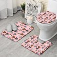 thumbnail image 1 of Pit Bull Terrier Bathroom Rugs Sets 3 Piece,Toilet Cover Set,Absorbent Non Slip Bathroom Mats Sets with U-Shaped Contour Rug Toilet Rug Set, 1 of 5