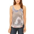 thumbnail image 1 of Pit Bull Terrier Live Forever Juniors Flowy Side Slit Tank Top Multi SM, 1 of 2