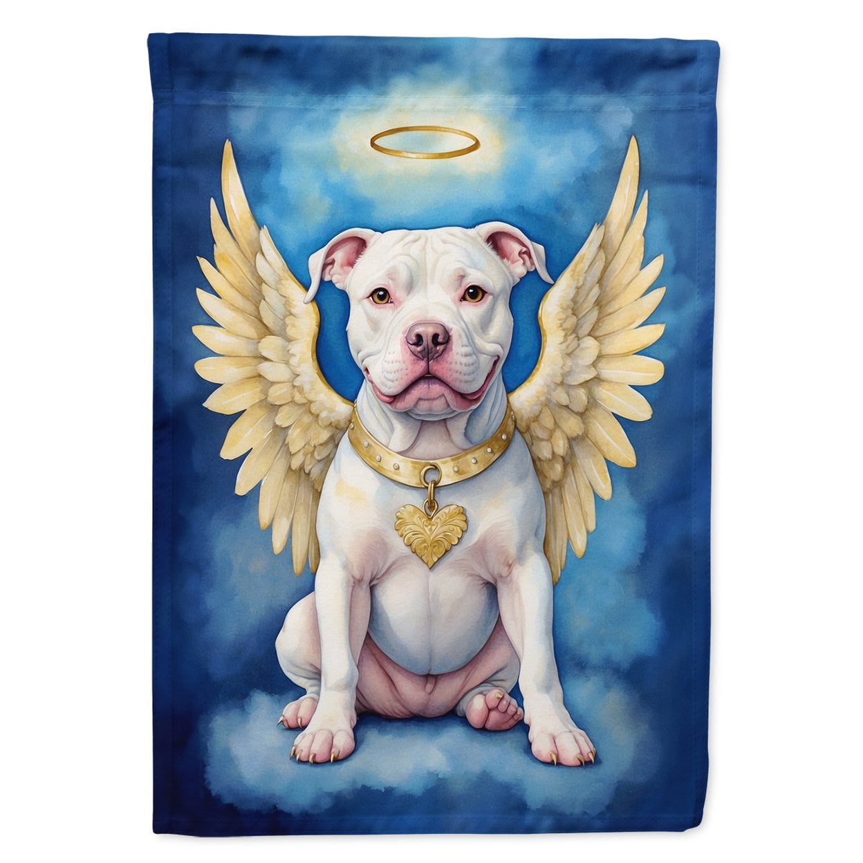 Pit Bull Terrier My Angel Garden Flag 11.25 in x 15.5 in