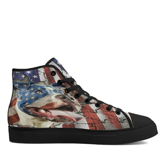 Pit Bull Us High Top Canvas Shoes Sneakers Black Size 7.5