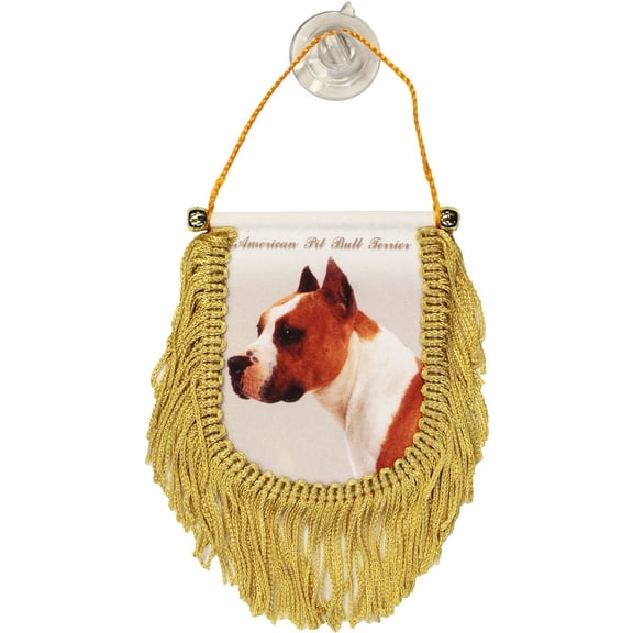 Pit Bull Window Hanging Flag (Shield)