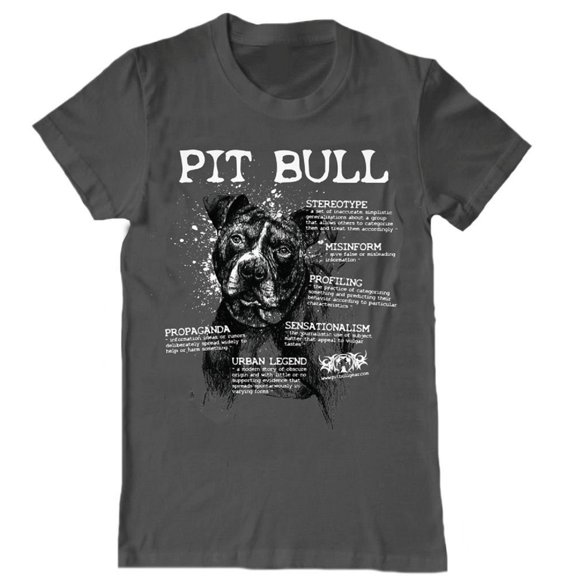 Pit Bull "Words" Men's T-Shirt Pit Bull Advocate Tee
