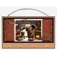 thumbnail image 1 of Pit Bull Black and White Paws on the Windowsill Key and Leash Holder, 1 of 2