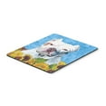 thumbnail image 1 of Pit Bull in Summer Flowers Mouse Pad Hot Pad or Trivet, 1 of 1