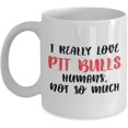 thumbnail image 1 of Pit Bulls Coffee Mug, Pit Bulls Gifts, Gifts For Pit Bulls, Pit Bulls Mug, Birthday Christmas Basket gag Gift Idea, 1 of 3