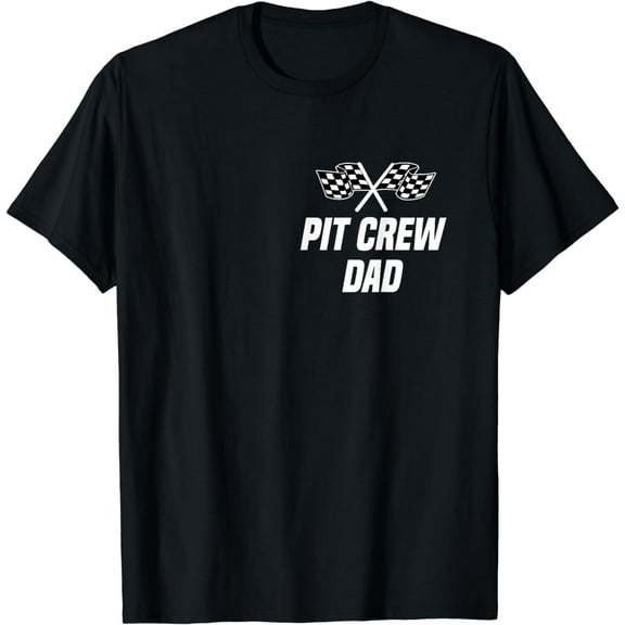 Pit Crew Dad T-Shirt Hosting Race Car Birthday Parties