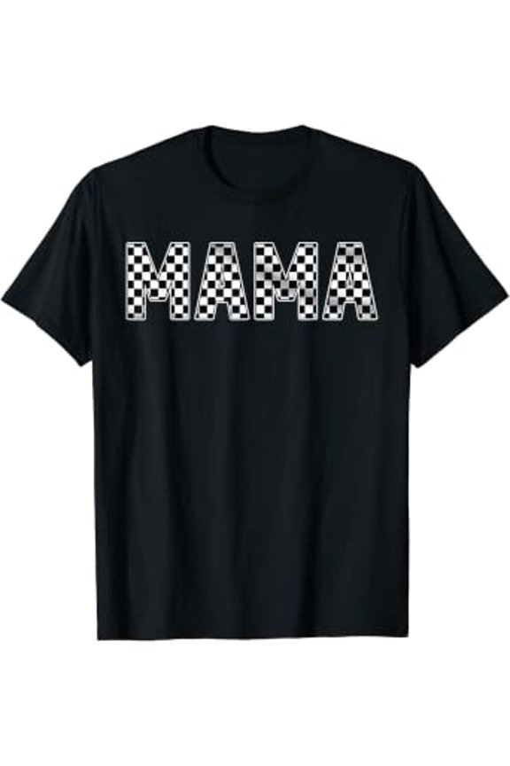 Pit Crew Mama Racing Car Family Birthday Party T-Shirt
