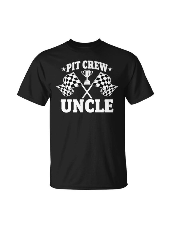 Pit Crew Uncle Race Car Birthday Party Racing Men TShirt