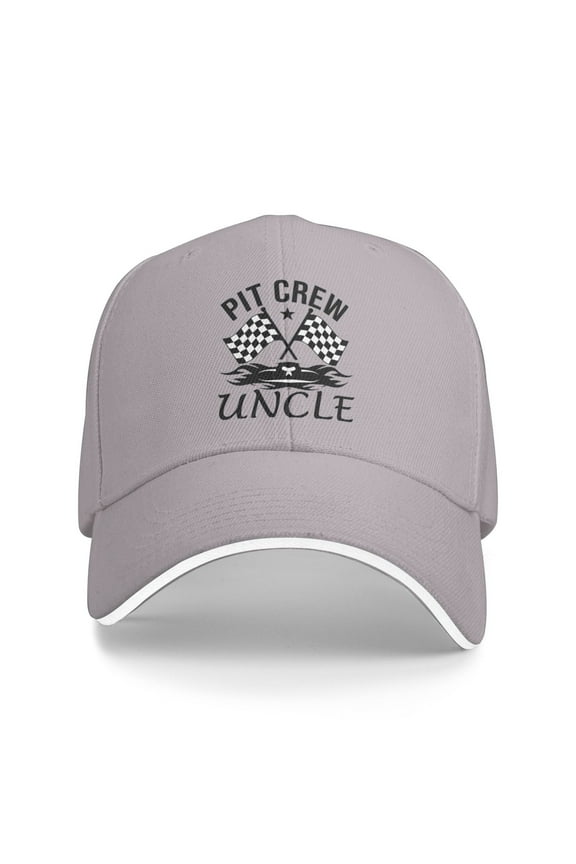 Pit Crew Uncle Unisex Adult Baseball Caps Adjustable Casquette Dad Hat Sandwich Cap Outdoors Headwear