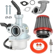 Pit Dirt Bike 22mm PZ22 Carburetor Carb Kit Replacement for 4-stroke SSR 70 110cc 125 ATV XR CRF50 70 DB14 DB24 Coleman TaoTao Coolster Apollo Blazer ATV 4 Wheeler Quad Parts with Air Filte* Red