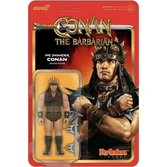 Pit Fighter Conan The Barbarian Super 7 Reaction Action Figure