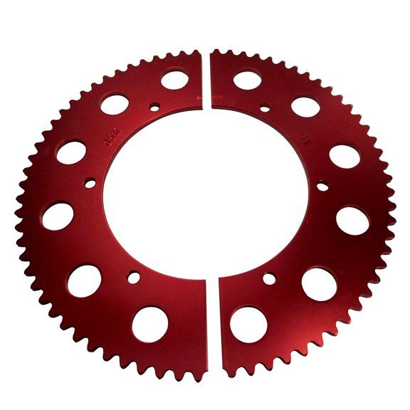 Pit Parts Split Sprocket - 71 Tooth - 35 Chain