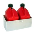 thumbnail image 1 of Pit Posse 430 Fuel Jug Rack Double, Silver, 1 of 7