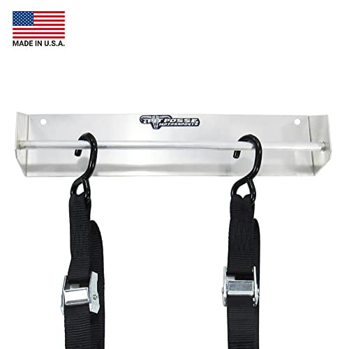 Pit Posse 464 Tie Down Hanger Holder Aluminum Rack Made in USA Wall