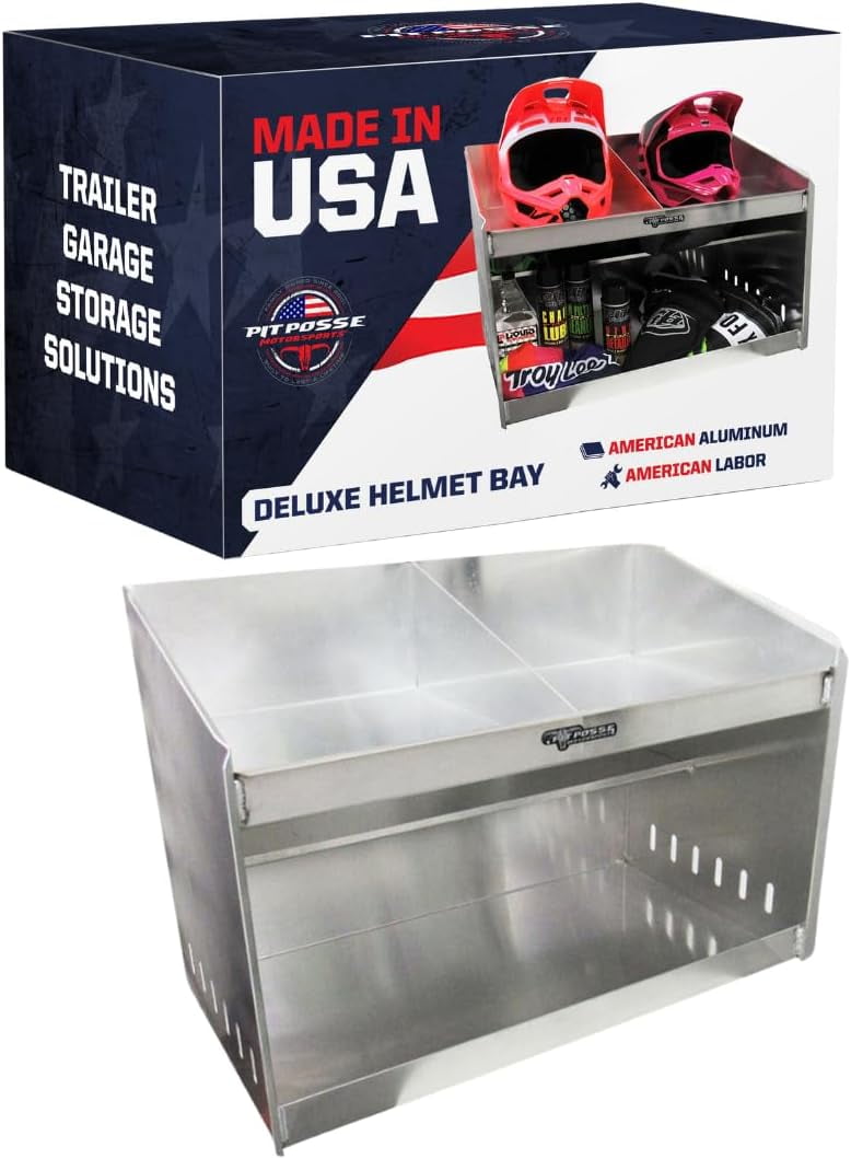 Pit Posse 567 Aerosol Shelf 8 Mount Spray Can Holder Trailer Garage Cabinet Organizer - Made In - View #8