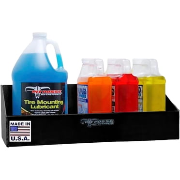 Pit Posse 24-Can Aerosol Holder Shelf – Aluminum Garage Cabinet Organizer, Made In USA