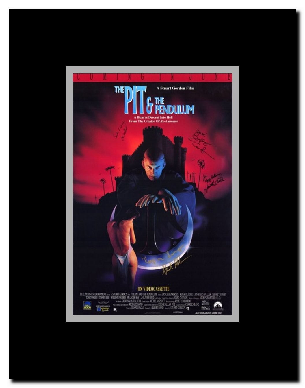 Pit and the Pendulum Framed Movie Poster